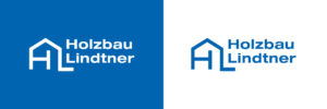 Logo von Holzbau Lindtner in negativer und positiver Darstellung